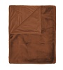 Essenza plaid Furry leather brown