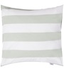 Linolux kussensloop Beach stripe mineral green