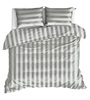 Linolux dekbedovertrek Beach Stripe mineral green 