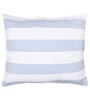 Linolux kussensloop Beach stripe blauw 