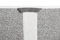 Beddinghouse badgoed Sheer Stripe antraciet ophanglus detail 