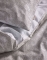 Essenza dekbedovertrek Fabrice cloud grey detail