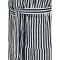 Linolux badjas Fiore stripe navy detail zak