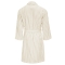 Linolux badjas Fiore stripe beige achterkant 
