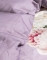 Essenza dekbedovertrek Orianna pale purple detail 
