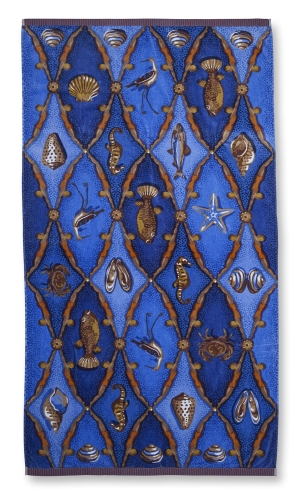 Pip Studio strandlaken Little sea blauw 